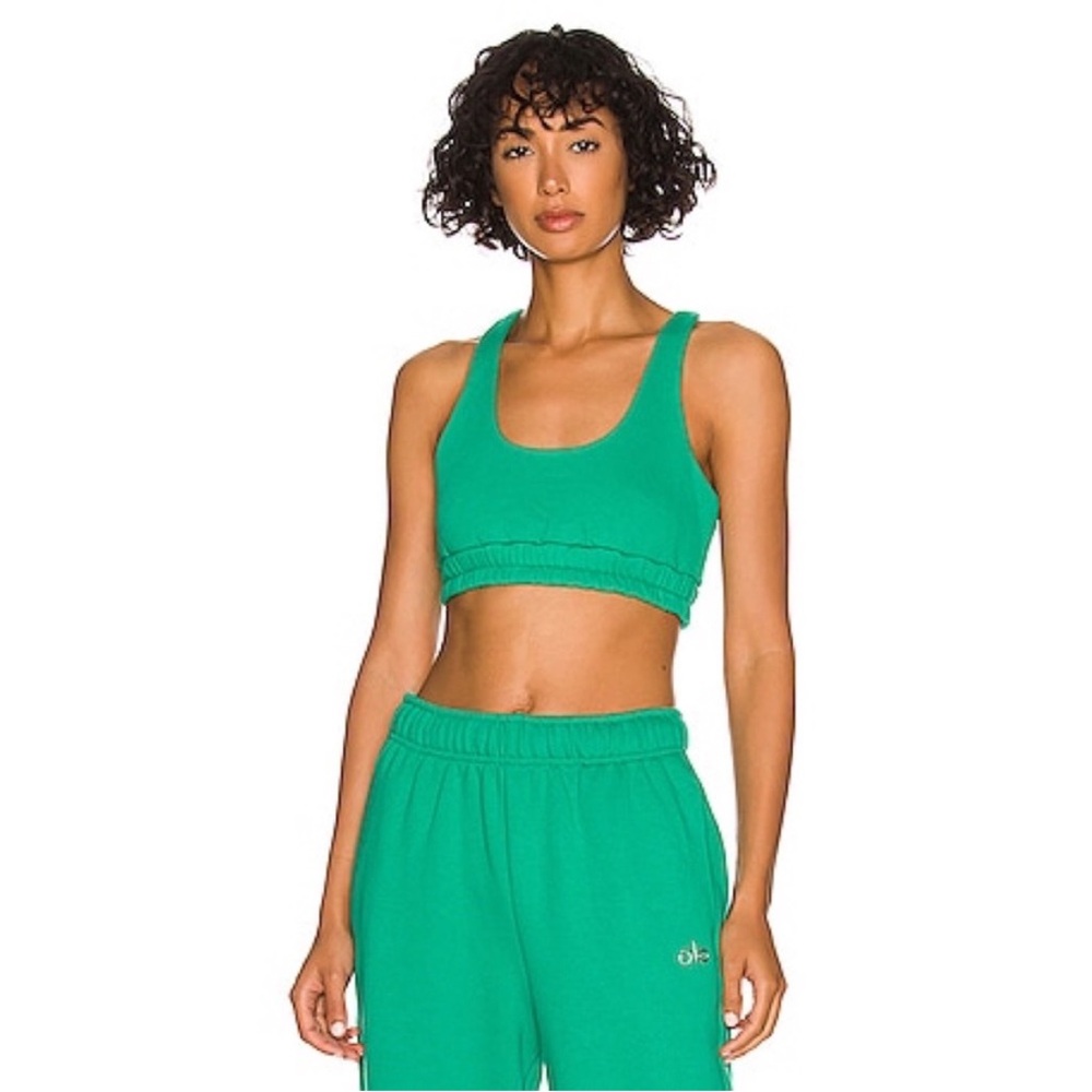 ALO Yoga Green Sweat Set